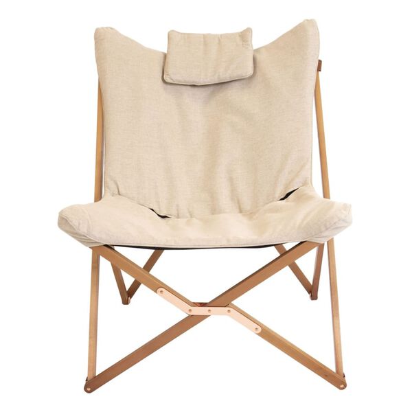 Bo-Camp Silla de relax Bloomsbury L beige