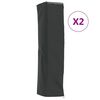 vidaXL Cubiertas calefactor torre 2 uds tela Oxford 420D 58x58x228 cm