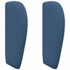 vidaXL Oreja de cabecero Azul tela