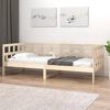vidaXL Sof&aacute; cama sin colch&oacute;n madera maciza de pino 90x200 cm