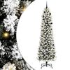 vidaXL &Aacute;rbol de Navidad artificial Blanco 240 cm PVC, Metal y Pl&aacute;stico