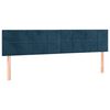vidaXL Cama box spring con colch&oacute;n terciopelo azul oscuro 120x190 cm