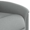 vidaXL Sill&oacute;n el&eacute;ctrico reclinable elevable de tela gris claro