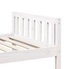 vidaXL Cama para ni&ntilde;os sin colch&oacute;n madera maciza pino blanca 90x190 cm