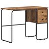vidaXL Escritorio con almacenamiento Madera de roble 100 x 50 x 75 cm