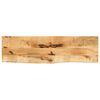 vidaXL Tablero de mesa borde natural madera maciza mango 100x40x2,5 cm