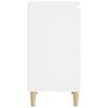 vidaXL Aparadores 2 uds madera contrachapada blanco 60x35x70 cm