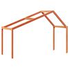 vidaXL Techo de cama infantil madera maciza pino marr&oacute;n 203x95,5x142cm