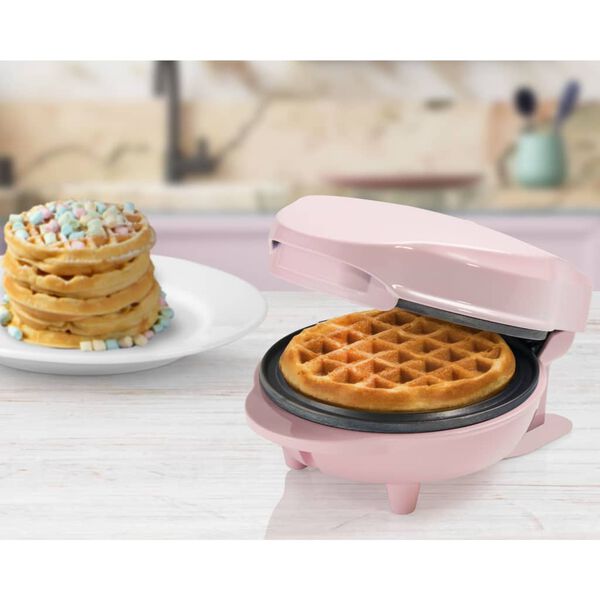 Bestron Mini gofrera AMW500P 550 W rosa