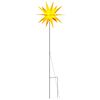 vidaXL L&aacute;mpara de Navidad LED y estaca tierra plegable amarilla 57 cm