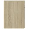 vidaXL Armario boticario madera contrachapada color roble 20x45,5x60cm