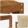 vidaXL Conjunto de sof&aacute;s de exterior con coj&iacute;n 8 pcs Natural y Beige