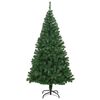 vidaXL &Aacute;rbol de Navidad artificial Verde 210 cm PVC y Acero y Pl&aacute;stico