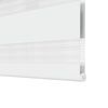 vidaXL Estor cebra 80,9x150 cm Tejido Ancho 76,7 cm Blanco
