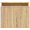 vidaXL Mesa de centro madera contrachapada color roble 100x48x40 cm