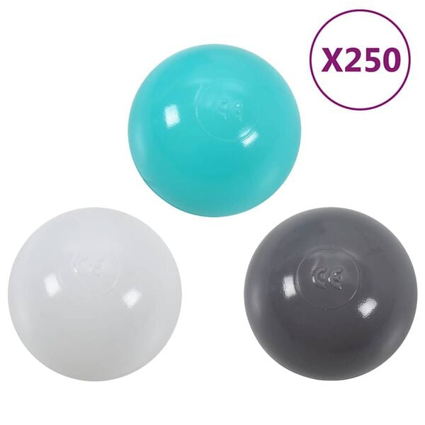 vidaXL Bolas de juego multicolor 250 unidades