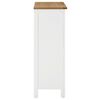 vidaXL Mueble botellero de madera maciza de roble 72x32x90 cm