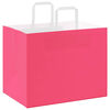vidaXL Bolsas de papel con asas 50 uds rosa 32x22x24 cm
