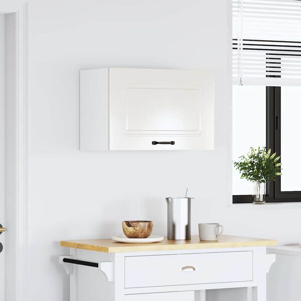 vidaXL Armario de pared de cocina Kalmar blanca de alto brillo