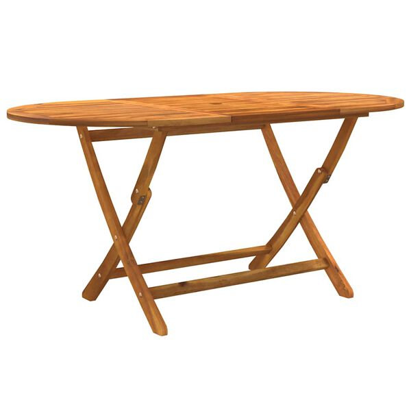 vidaXL Juego comedor de jard&iacute;n 9 pzas madera maciza acacia y textileno