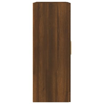 vidaXL Armario de pared madera ingeniería roble marrón 69,5x32,5x90 cm