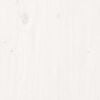 vidaXL Aparador de madera maciza de pino blanco 70x35x80 cm