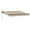 vidaXL Toldo Retr&aacute;ctil El&eacute;ctrico Beige y Antracita 3,5 x 2 m