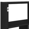 vidaXL Estante cubo de pared 12 compartimentos madera ingenier&iacute;a negro