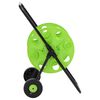 vidaXL Carreto de rollo para manguera acero verde 60 m 1/2"