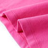 Camiseta infantil de manga casquillo rosa oscuro 104