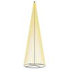 vidaXL &Aacute;rbol de Navidad LED 485 cm 1632 LED Blanco C&aacute;lido Hierro Negro