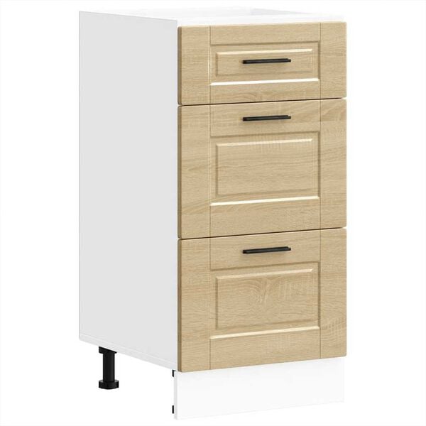 vidaXL Mueble bajo de cocina porto roble sonoma madera reconstituida