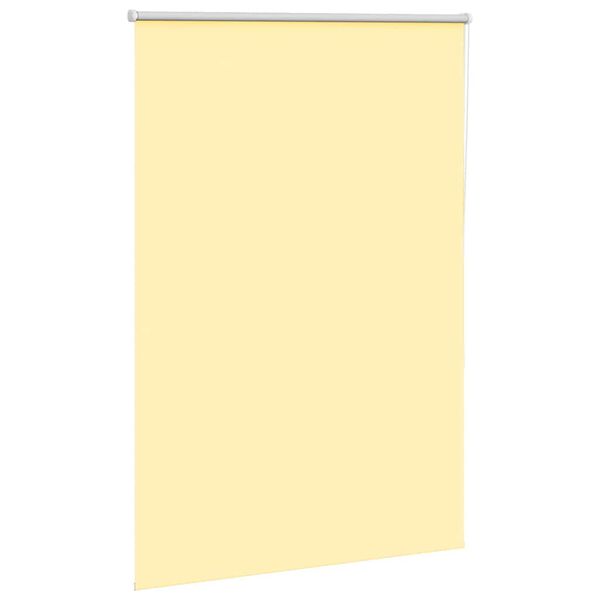 vidaXL Estor Enrollable Opaco Amarillo 105x150 cm Tela Ancho 100,7 cm