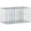 vidaXL Cama elevada de gavi&oacute;n 100 x 60 x 55 cm Acero Galvanizado
