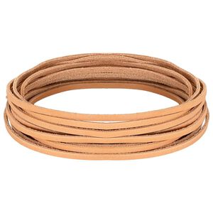 vidaXL Correa de Cuero Marr&oacute;n Claro 200 x 0,3 cm Cuero