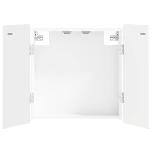 vidaXL Armario para dianas ZWOLLE Blanco 52,5 x 10,5 x 57,5 cm