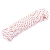 vidaXL Cord&oacute;n de arranque nailon blanco y rojo &Oslash;4 mm 10 m