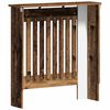 vidaXL Cubierta de Radiador Madera envejecida 78 x 19 x 81,5 cm