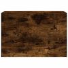 vidaXL Mueble de pared baño madera ingeniería roble ahumado 60x25x40cm
