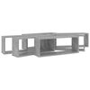 vidaXL Estante cubo pared 6 uds contrachapado gris hormig&oacute;n 60x15x23cm
