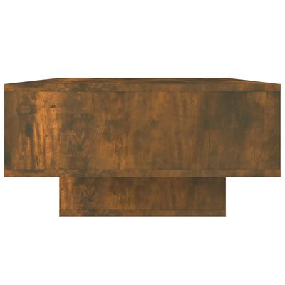 vidaXL Mesa de centro madera contrachapada roble ahumado 105x55x32 cm