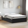 vidaXL Estructura de cama madera de ingeniería negra 120x190 cm