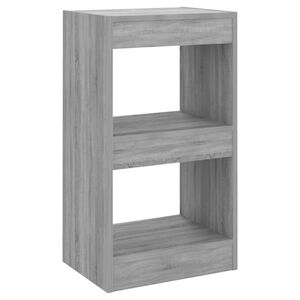vidaXL Estanter&iacute;a/divisor de espacios gris Sonoma 40x30x72 cm