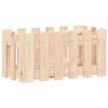 vidaXL Jardinera con dise&ntilde;o de valla madera maciza de pino 60x30x30 cm