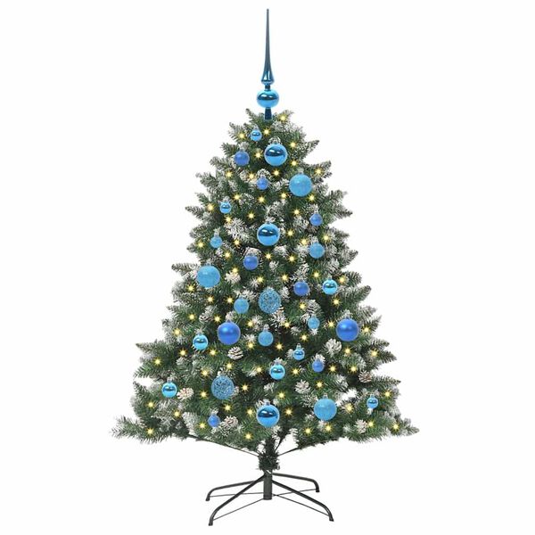 vidaXL &Aacute;rbol de Navidad artificial Verde 120 cm PVC, Pl&aacute;stico y Acero