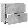 vidaXL Gabinete de Ba&ntilde;o con caj&oacute;n Gris Concreto 76,5 x 35 x 64 cm
