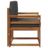 vidaXL Sof&aacute; de exterior Madera de Acacia S&oacute;lida y Poli&eacute;ster Natural