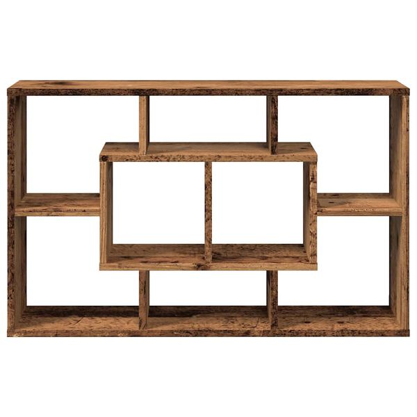vidaXL Estanter&iacute;a pared madera contrachapada madera vieja 85x16x52,5cm