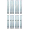 vidaXL Anclaje de tierra forma de L 12 uds acero galvanizado 5x5x50 cm
