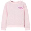 Sudadera de ni&ntilde;os lila claro 140